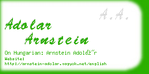 adolar arnstein business card